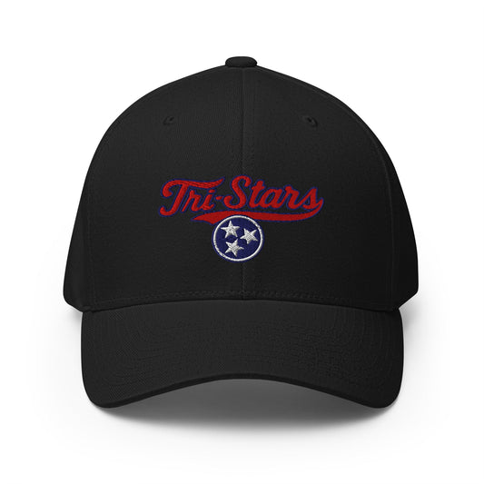 Signature | Flexfit Baseball Cap | Tri - Stars | 3 Stars Logo