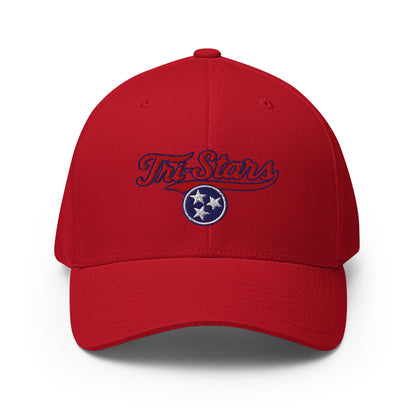 Signature | Flexfit Baseball Cap | Tri - Stars | 3 Stars Logo