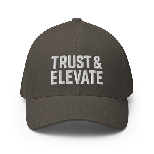 Signature | Flexfit Baseball Cap | Trust & Elevate | Athletic Logo