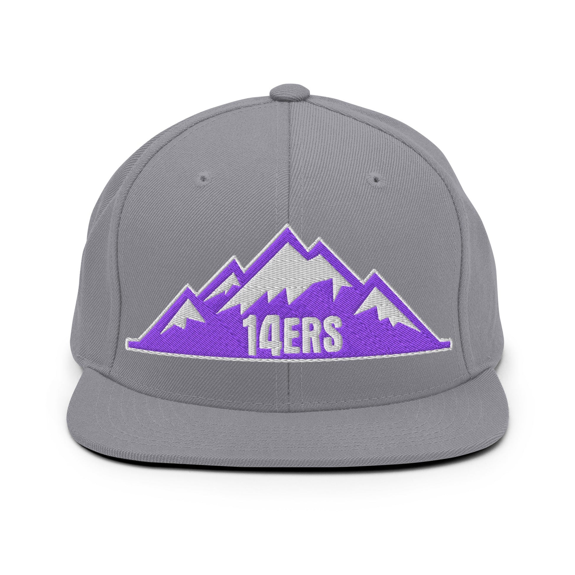 Snapback Hat | 14ers Baseball | Grey Logo