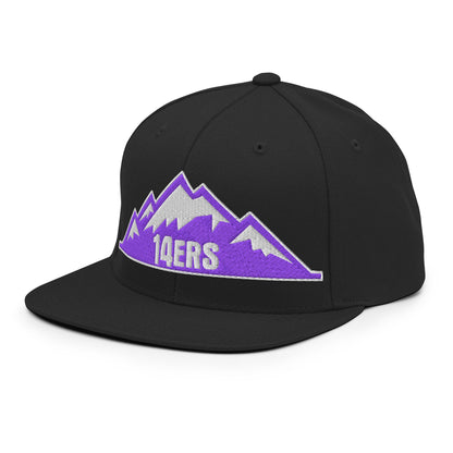 Snapback Hat | 14ers Baseball | Grey Logo
