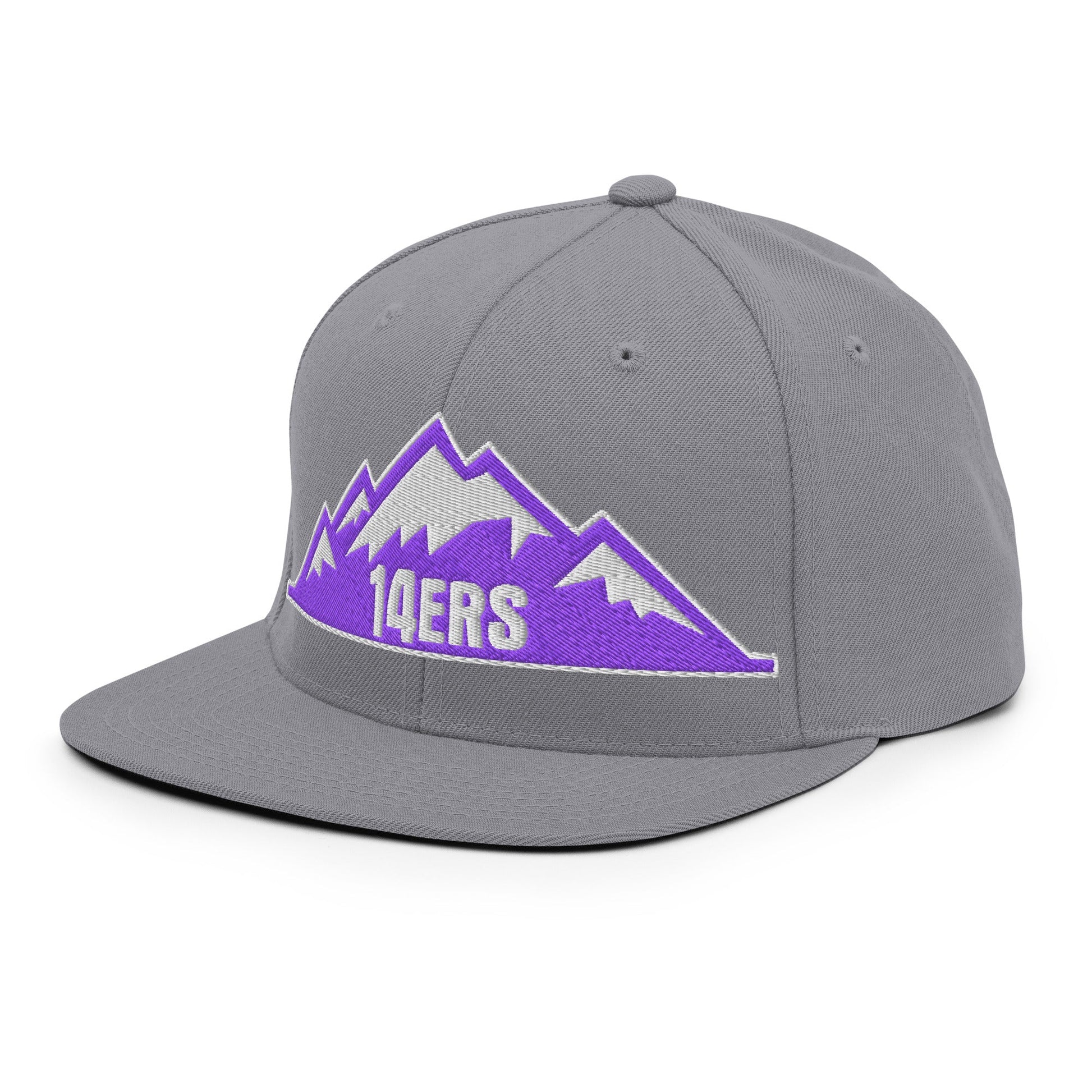 Snapback Hat | 14ers Baseball | Grey Logo