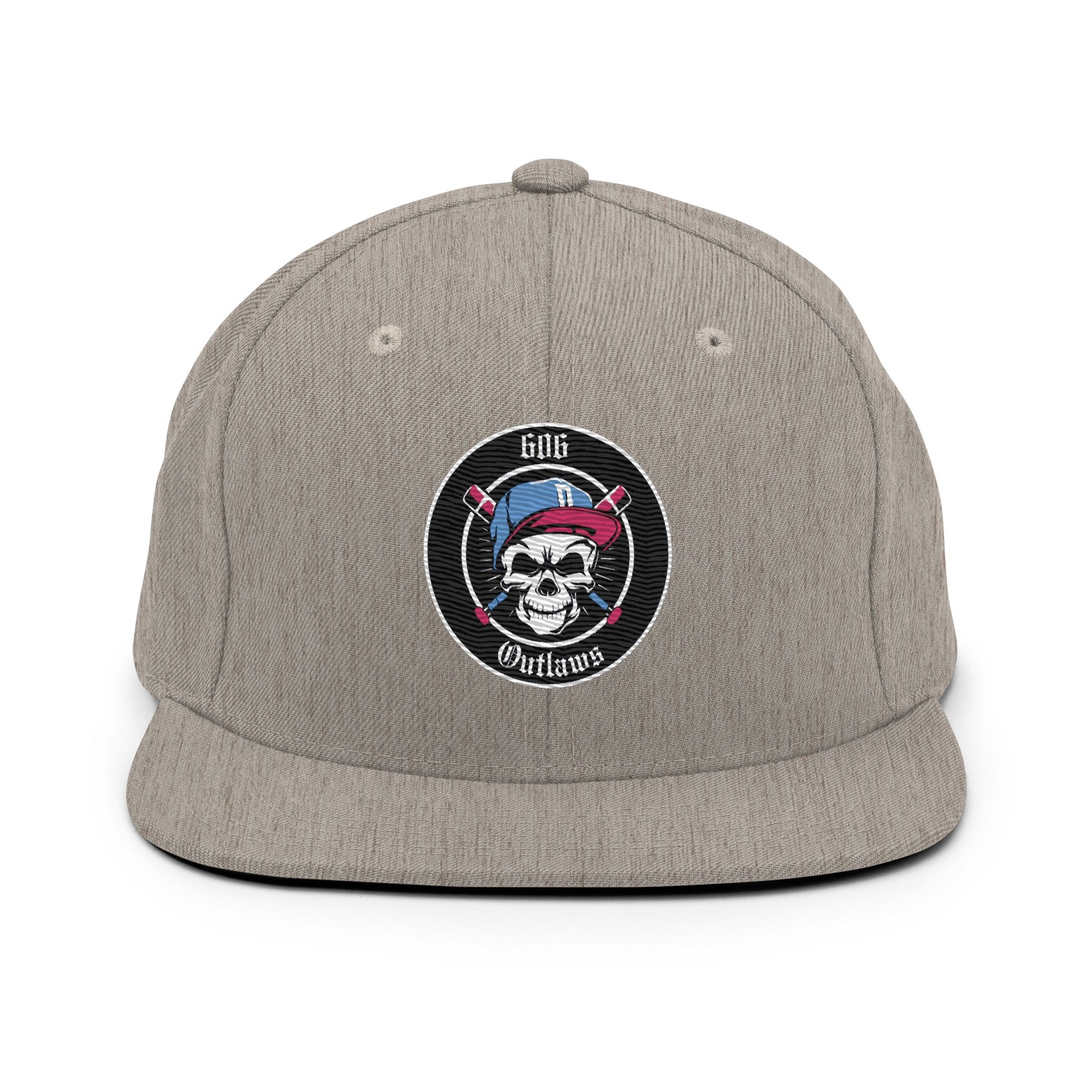 Snapback Hat | 606 Outlaws Baseball | Badge Logo