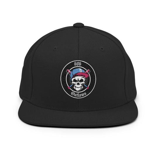 Snapback Hat | 606 Outlaws Baseball | Badge Logo