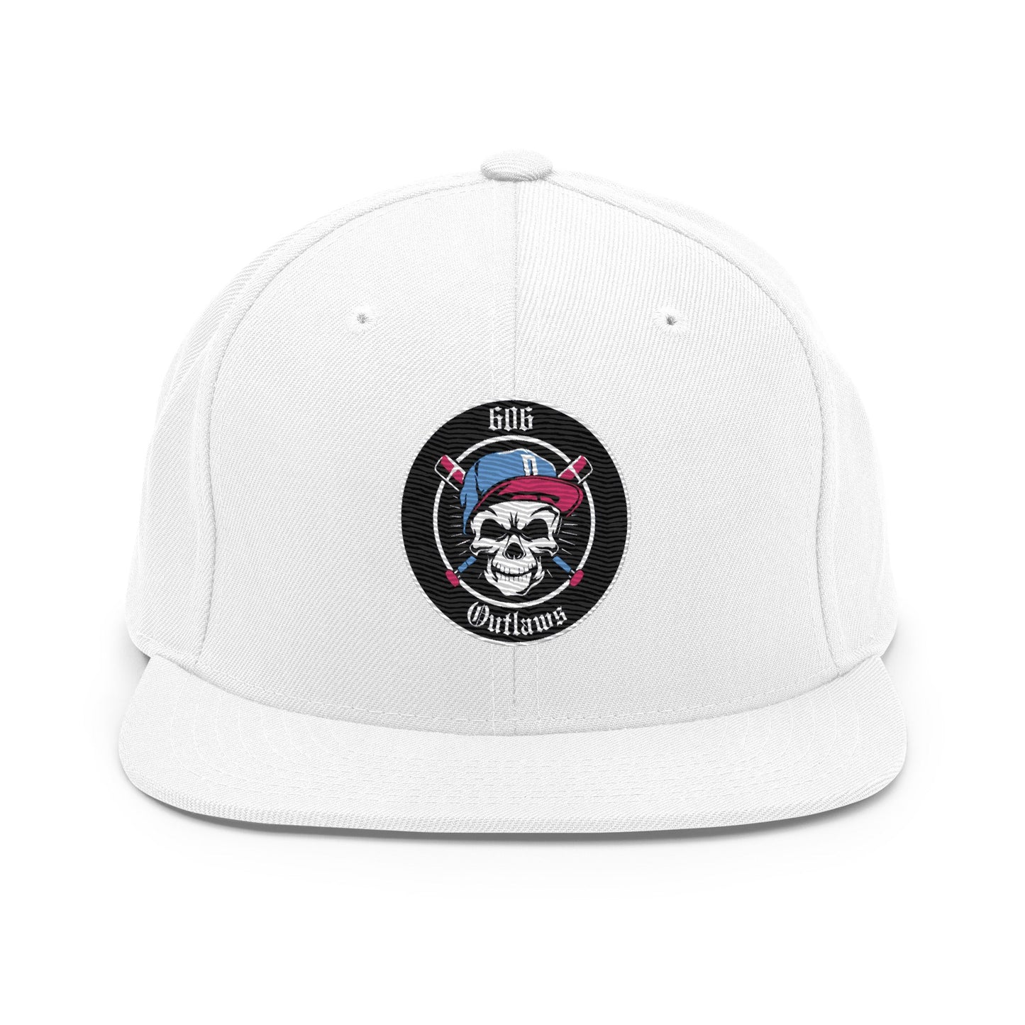 Snapback Hat | 606 Outlaws Baseball | Badge Logo