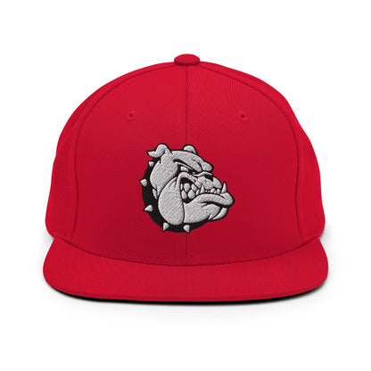 Snapback Hat | 6th Grade Bulldogs Team | Monochrome Logo