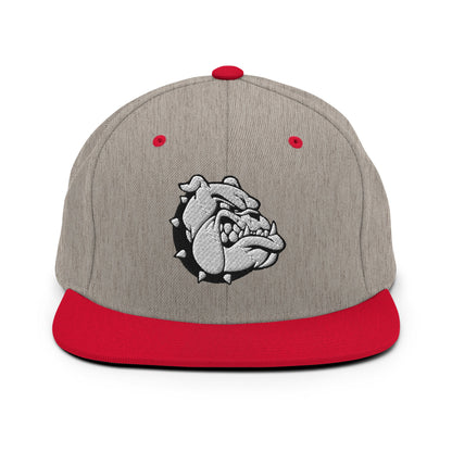 Snapback Hat | 6th Grade Bulldogs Team | Monochrome Logo