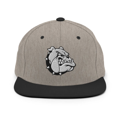 Snapback Hat | 6th Grade Bulldogs Team | Monochrome Logo