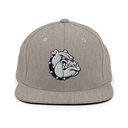 Snapback Hat | 6th Grade Bulldogs Team | Monochrome Logo