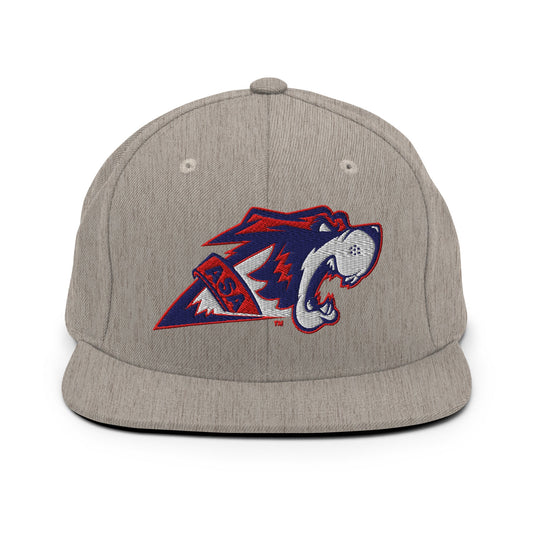 Snapback Hat | All Saints Academy Lacrosse | Mascot Logo