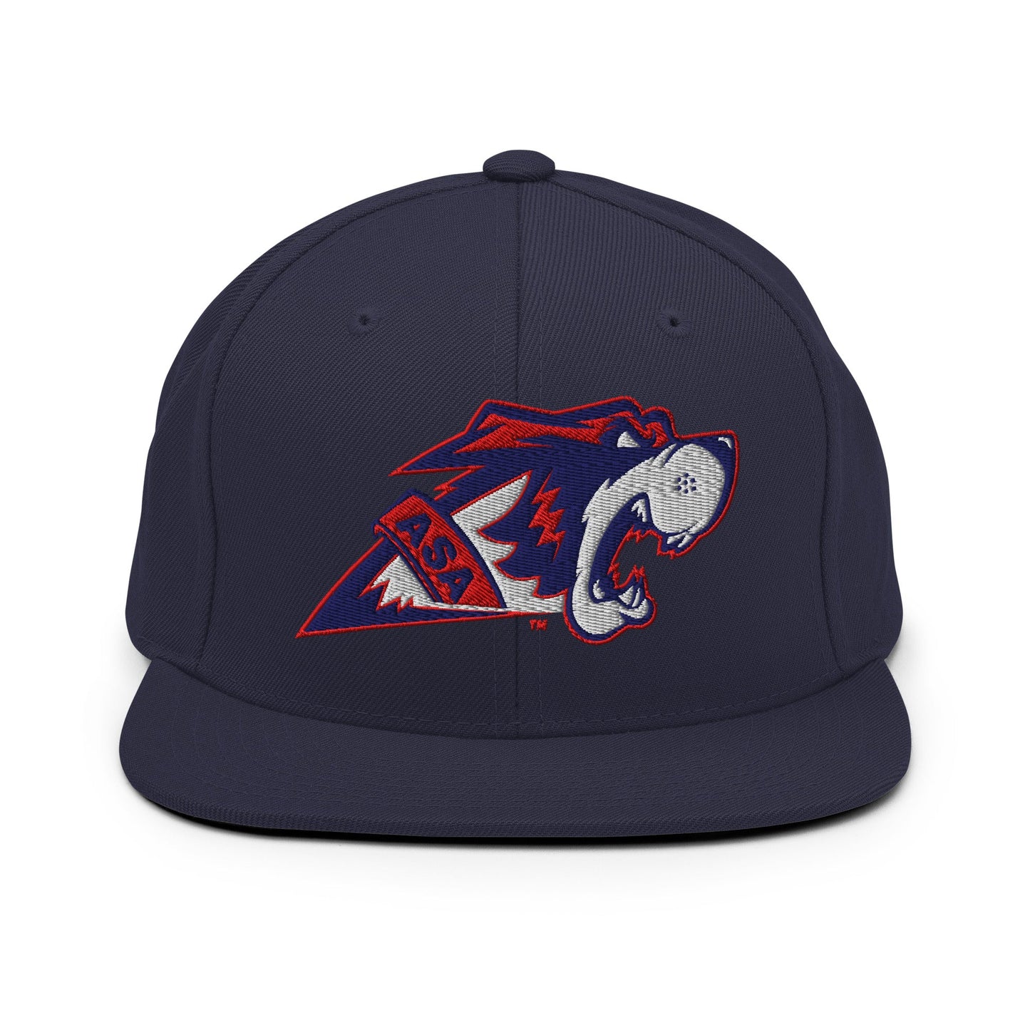 Snapback Hat | All Saints Academy Lacrosse | Mascot Logo