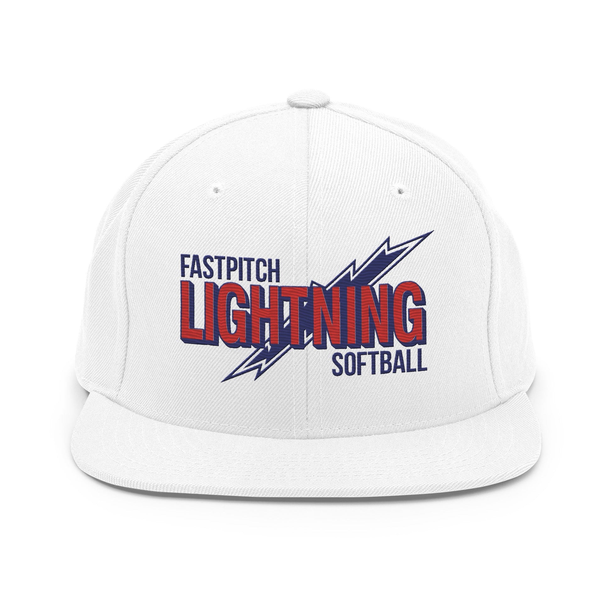 Snapback Hat | Amherst Lightning Softball | Lightning Logo