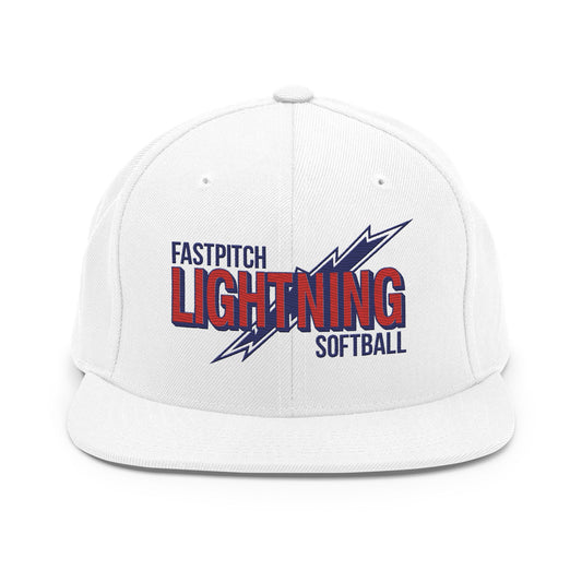 Snapback Hat | Amherst Lightning Softball | Lightning Logo
