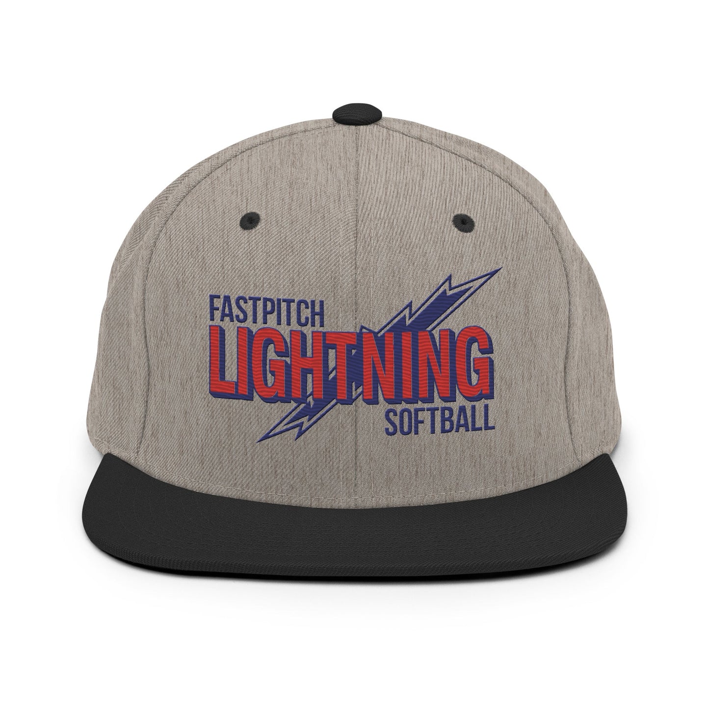 Snapback Hat | Amherst Lightning Softball | Lightning Logo