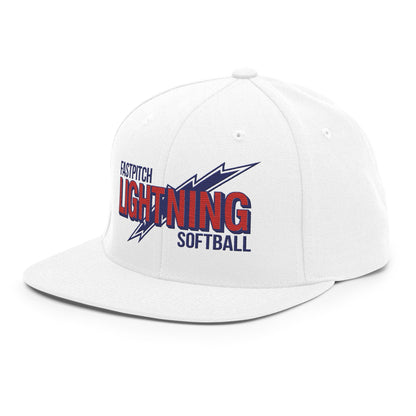 Snapback Hat | Amherst Lightning Softball | Lightning Logo