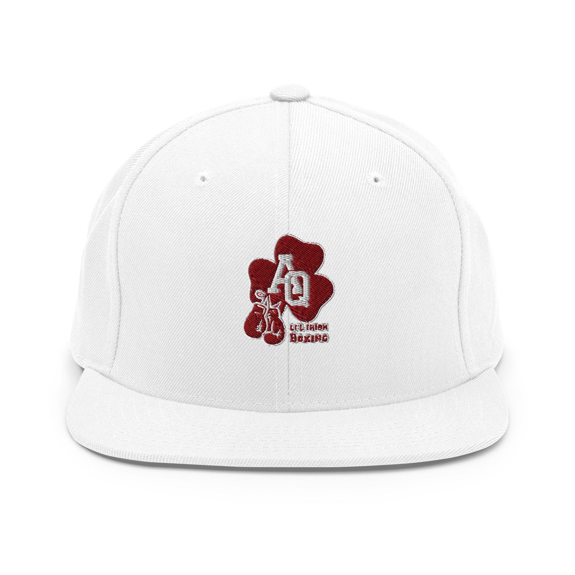 Snapback Hat | Aquinas Li’l Irish Boxing | AQ Shamrock Logo
