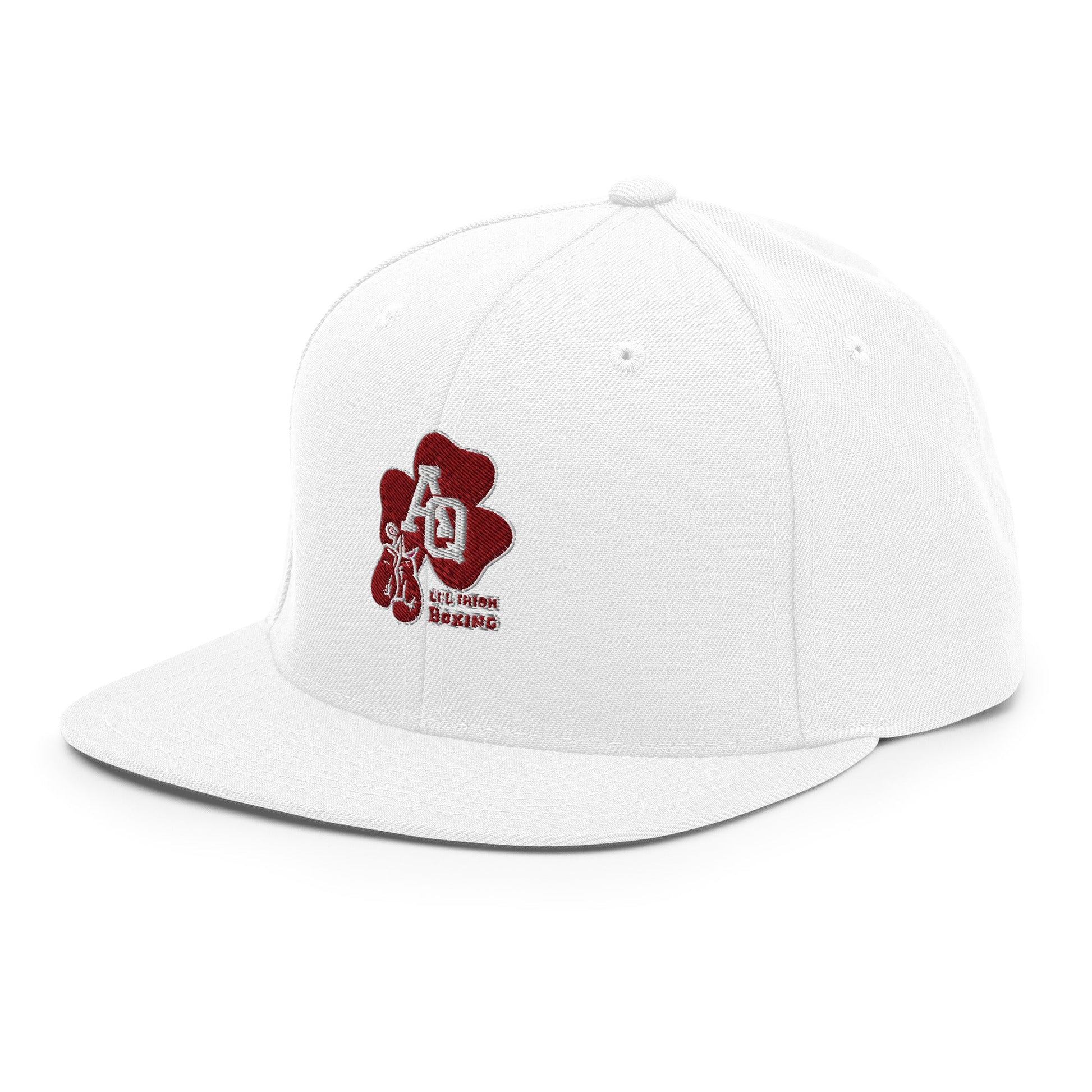 Snapback Hat | Aquinas Li’l Irish Boxing | AQ Shamrock Logo
