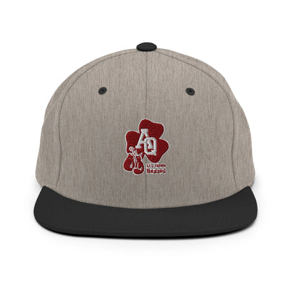 Snapback Hat | Aquinas Li’l Irish Boxing | AQ Shamrock Logo