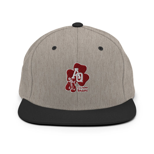 Snapback Hat | Aquinas Li’l Irish Boxing | AQ Shamrock Logo