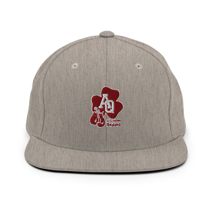 Snapback Hat | Aquinas Li’l Irish Boxing | AQ Shamrock Logo