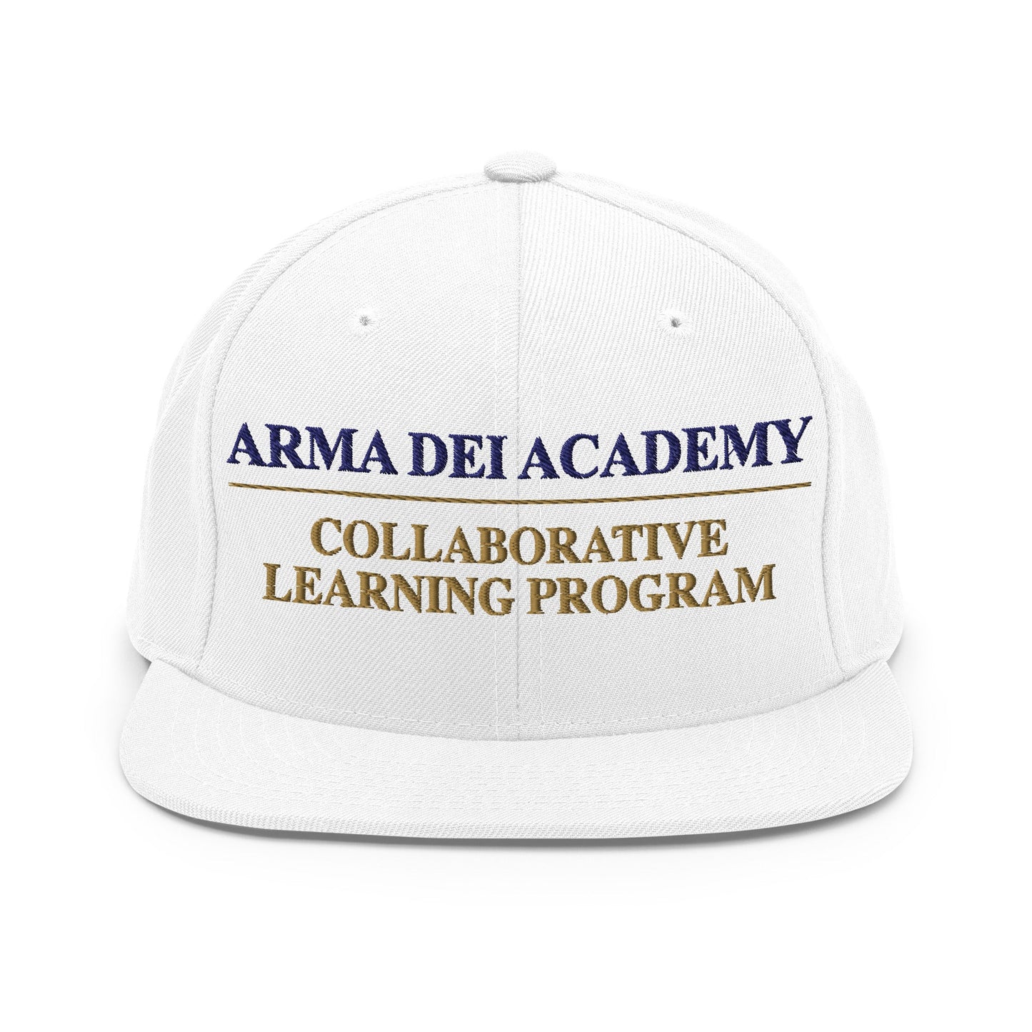 Snapback Hat | Arma Dei Academy Collaborative Learning Program | Alt Logo 4