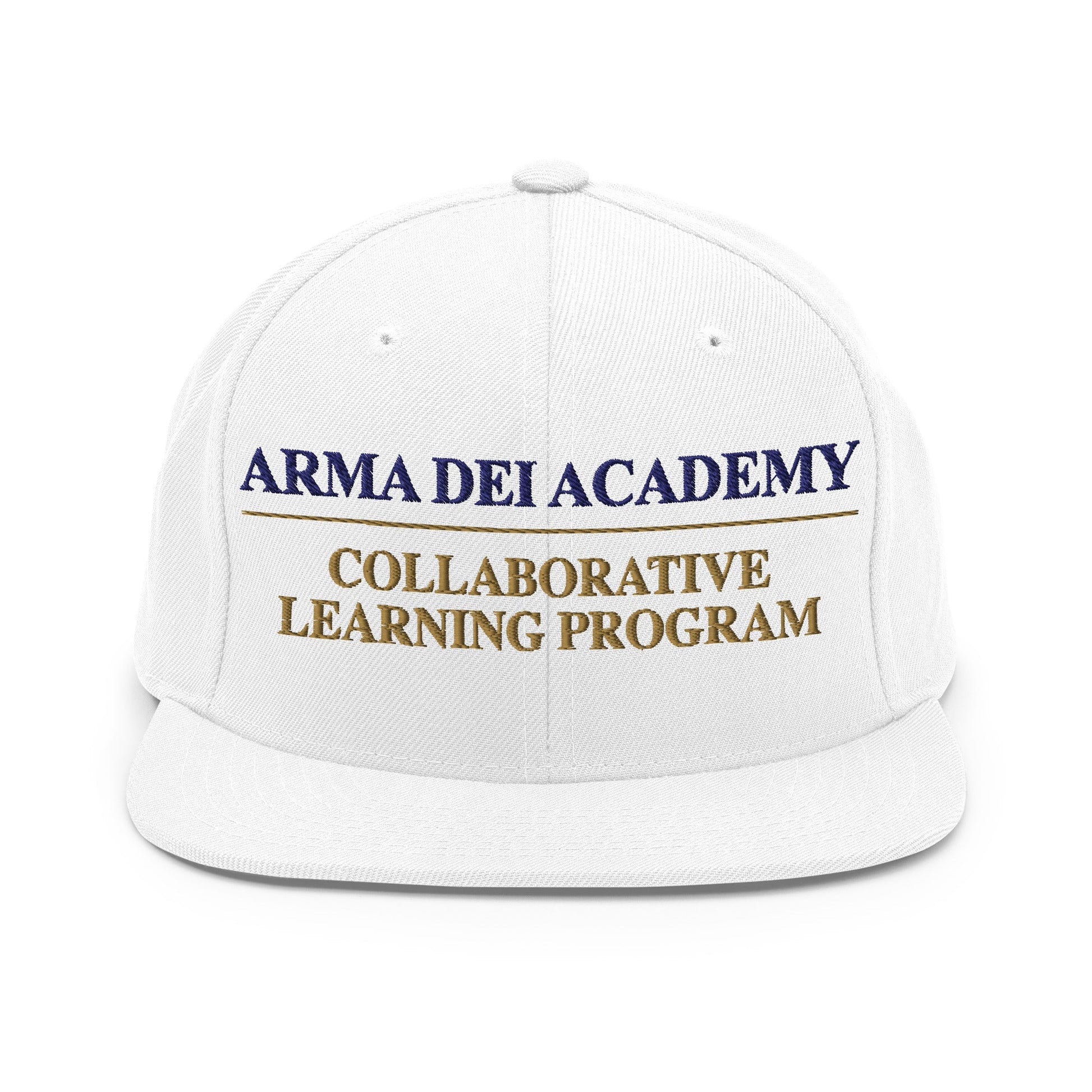 Snapback Hat | Arma Dei Academy Collaborative Learning Program | Alt Logo 4