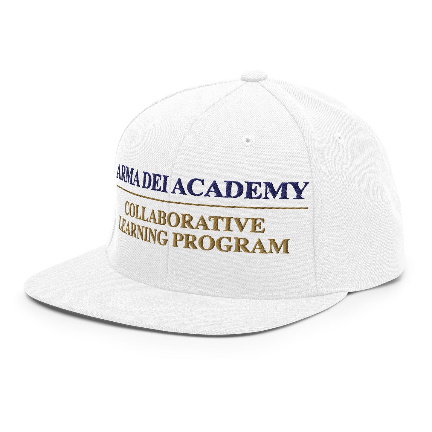Snapback Hat | Arma Dei Academy Collaborative Learning Program | Alt Logo 4