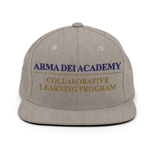 Snapback Hat | Arma Dei Academy Collaborative Learning Program | Alt Logo 4