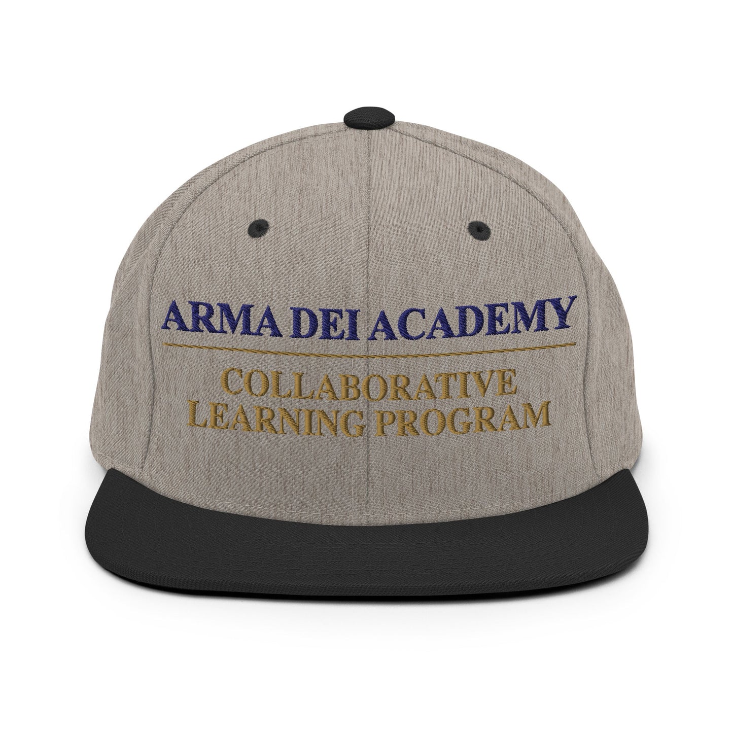 Snapback Hat | Arma Dei Academy Collaborative Learning Program | Alt Logo 4