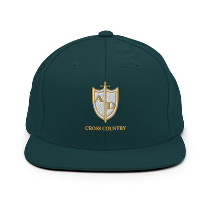 Snapback Hat | Arma Dei Academy Cross Country | Shield Logo