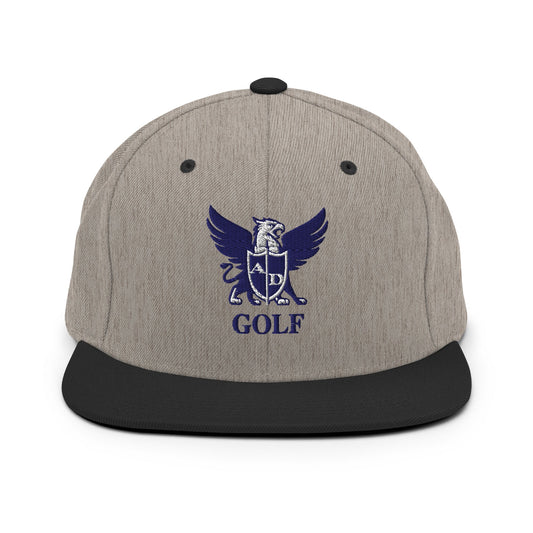 Snapback Hat | Arma Dei Academy Golf | Griffin Logo