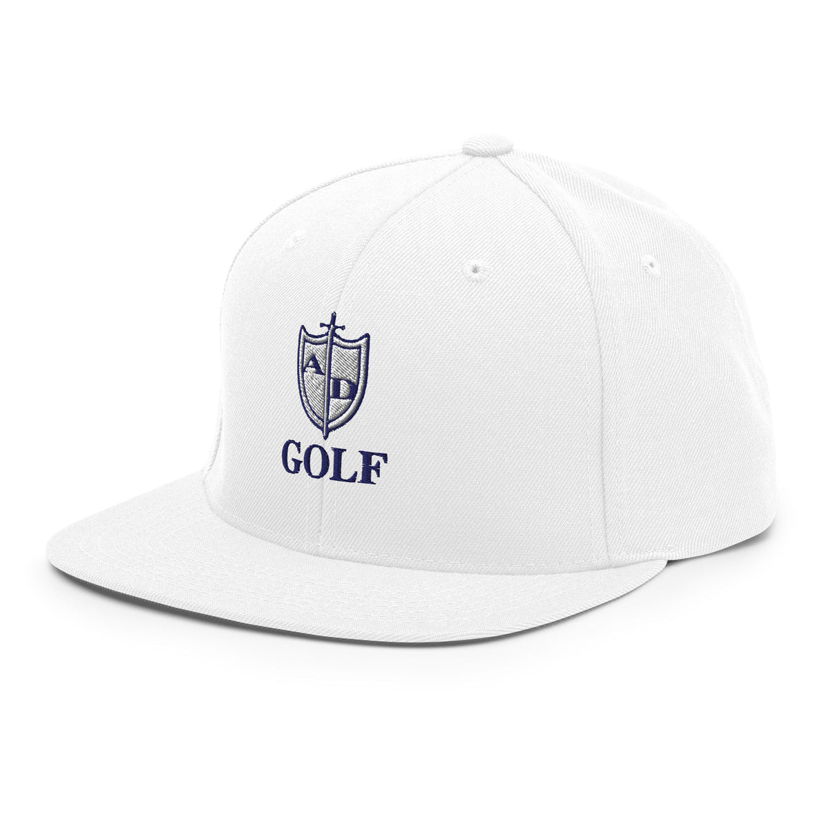 Snapback Hat | Arma Dei Academy Golf | Shield Logo