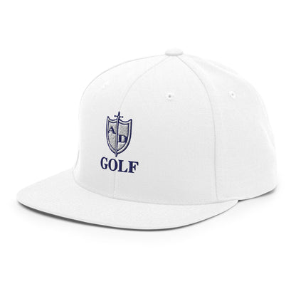 Snapback Hat | Arma Dei Academy Golf | Shield Logo