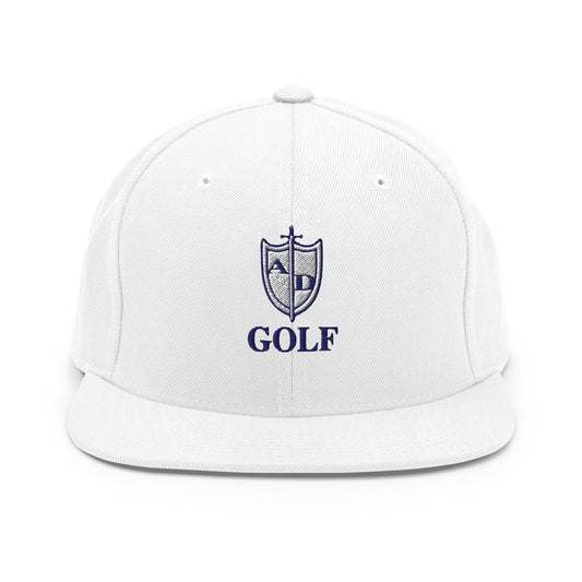 Snapback Hat | Arma Dei Academy Golf | Shield Logo