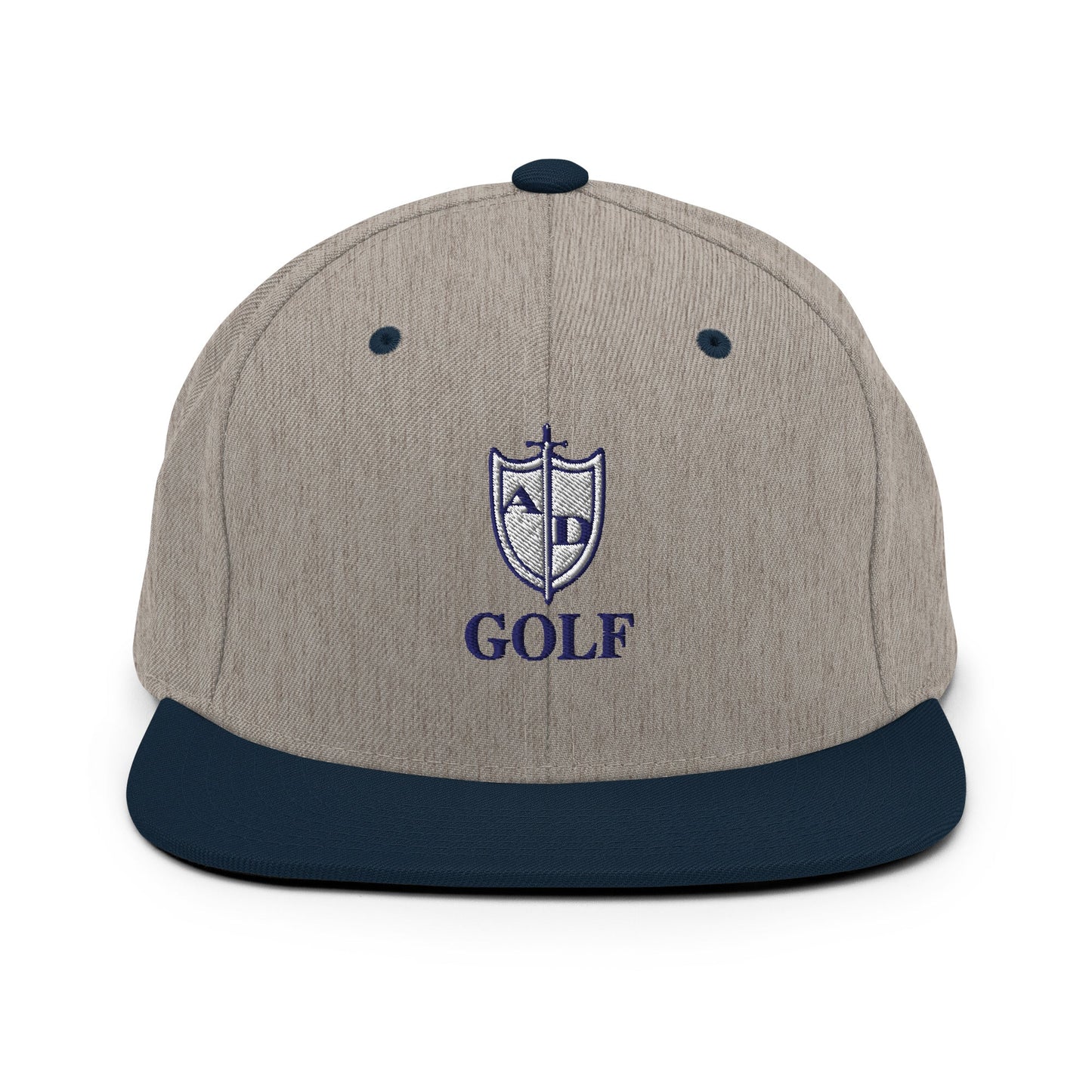 Snapback Hat | Arma Dei Academy Golf | Shield Logo