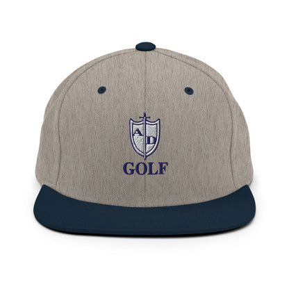 Snapback Hat | Arma Dei Academy Golf | Shield Logo