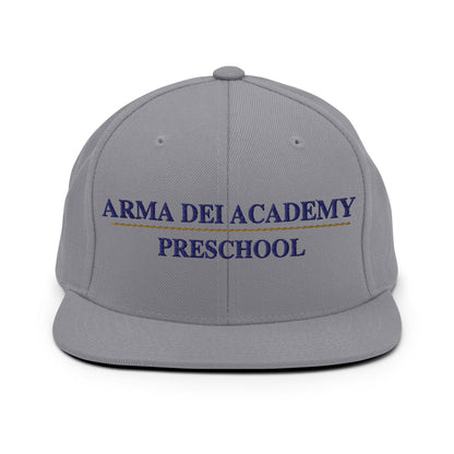 Snapback Hat | Arma Dei Academy Preschool | Script Logo