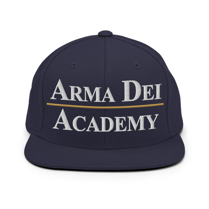Snapback Hat | Arma Dei Academy | Script Logo