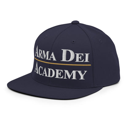 Snapback Hat | Arma Dei Academy | Script Logo
