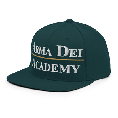 Snapback Hat | Arma Dei Academy | Script Logo