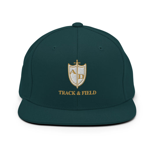 Snapback Hat | Arma Dei Academy Track and Field | Shield Logo