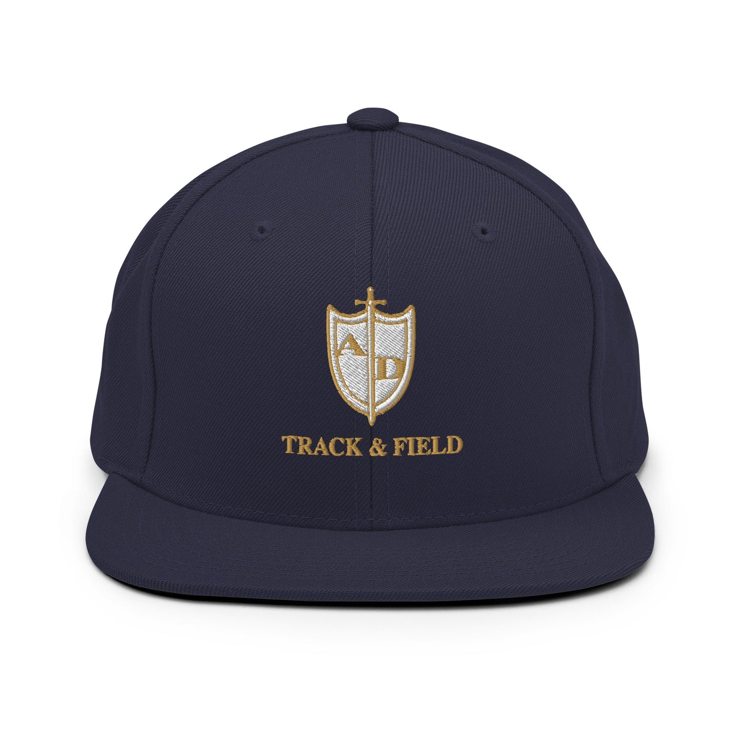 Snapback Hat | Arma Dei Academy Track and Field | Shield Logo