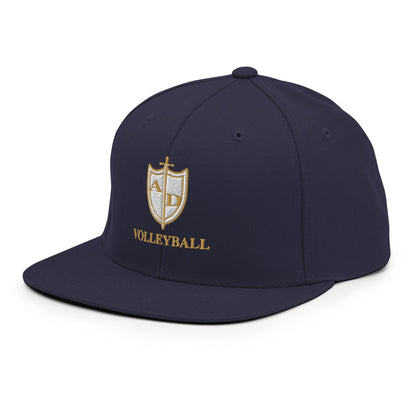 Snapback Hat | Arma Dei Academy Volleyball | Shield Logo