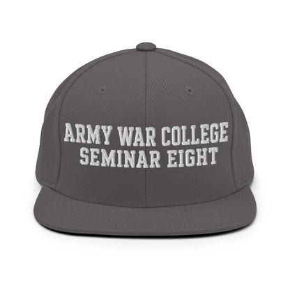 Snapback Hat | Army War College (Seminar 8) | Script Logo