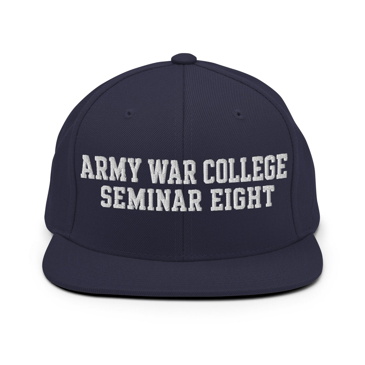 Snapback Hat | Army War College (Seminar 8) | Script Logo
