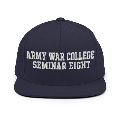 Snapback Hat | Army War College (Seminar 8) | Script Logo