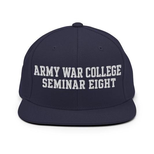 Snapback Hat | Army War College (Seminar 8) | Script Logo
