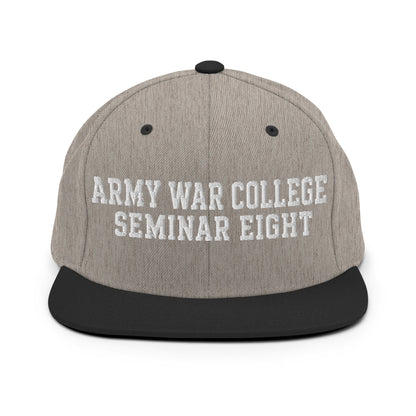 Snapback Hat | Army War College (Seminar 8) | Script Logo