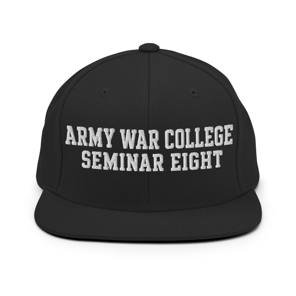 Snapback Hat | Army War College (Seminar 8) | Script Logo
