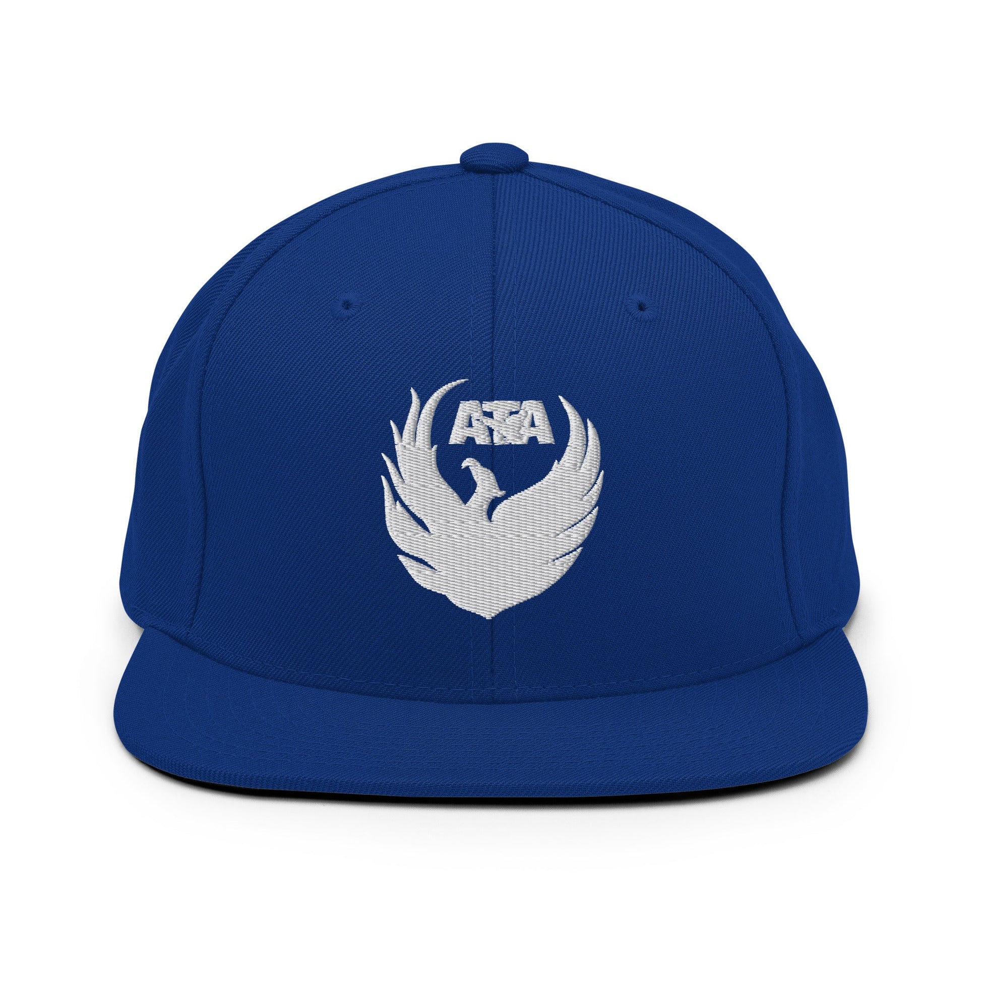 Snapback Hat | Azle Martial Arts | Blue Fire Crest Logo